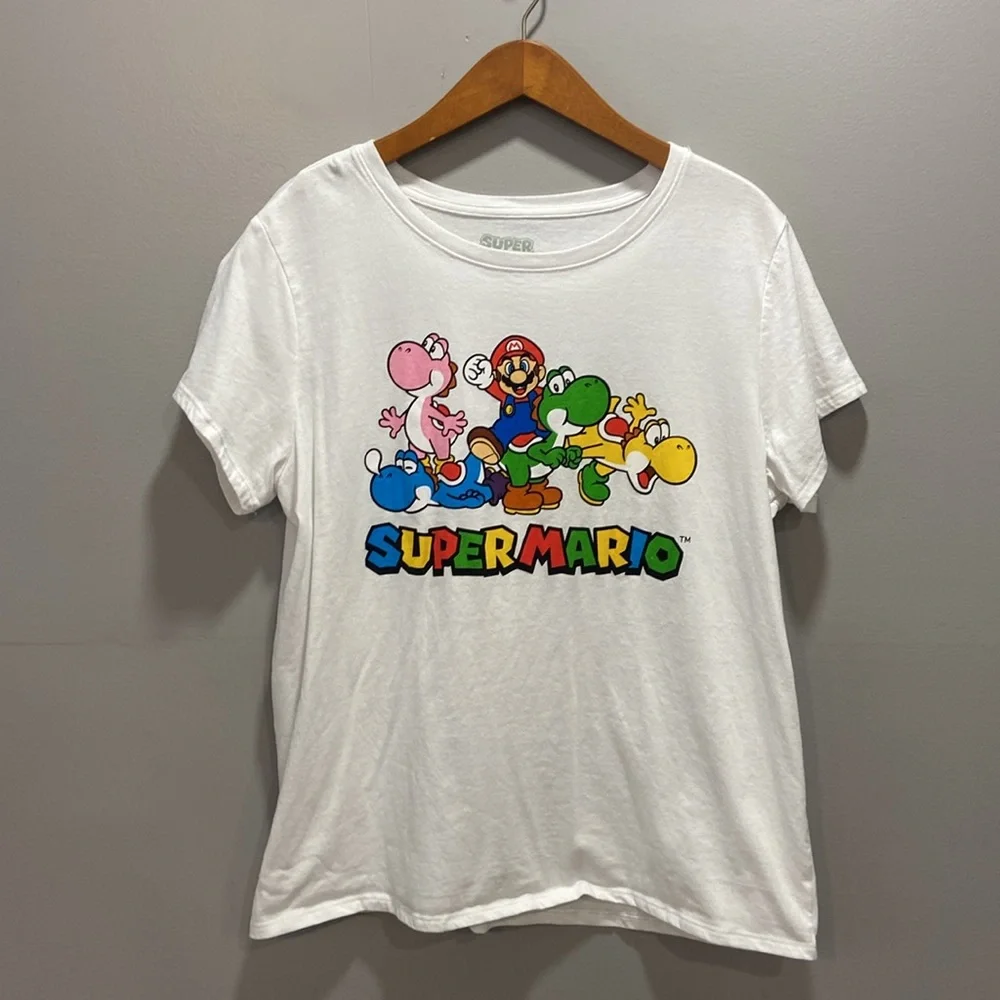 HYBRID Super Mario Shirt-Sleeve Graphic Tee - Picture 2 of 5